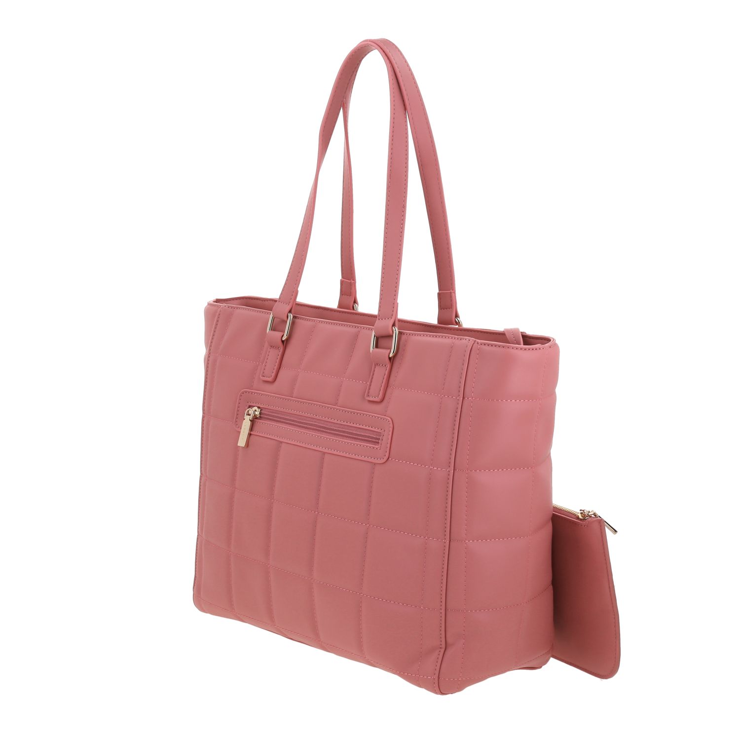 Bolsa grande para dama Gorétt by Chenson rosa con compartimentos prácticos 5