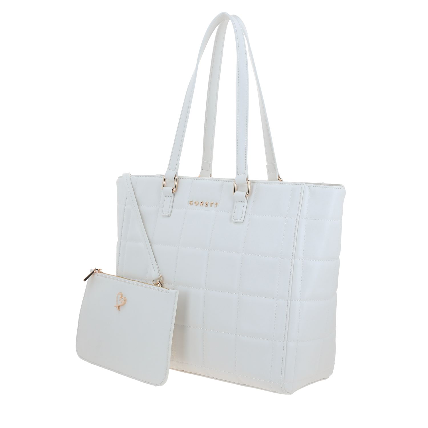 Bolsa grande para dama Gorétt by Chenson blanca con estilo y funcionalidad 2