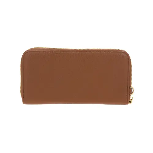 Cartera para dama Gorétt by Chenson color café con cierre y tarjetero 4