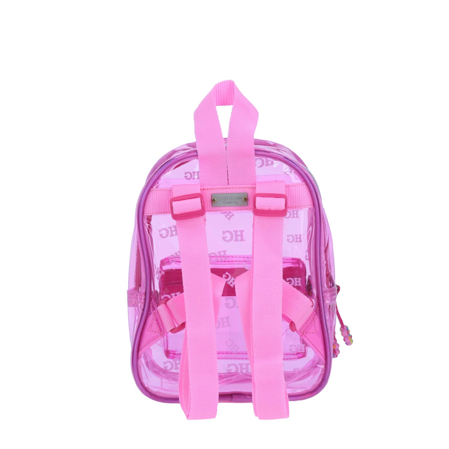 Mochila Escolar Happy Girl Rosa Niña Resistente Chenson 3