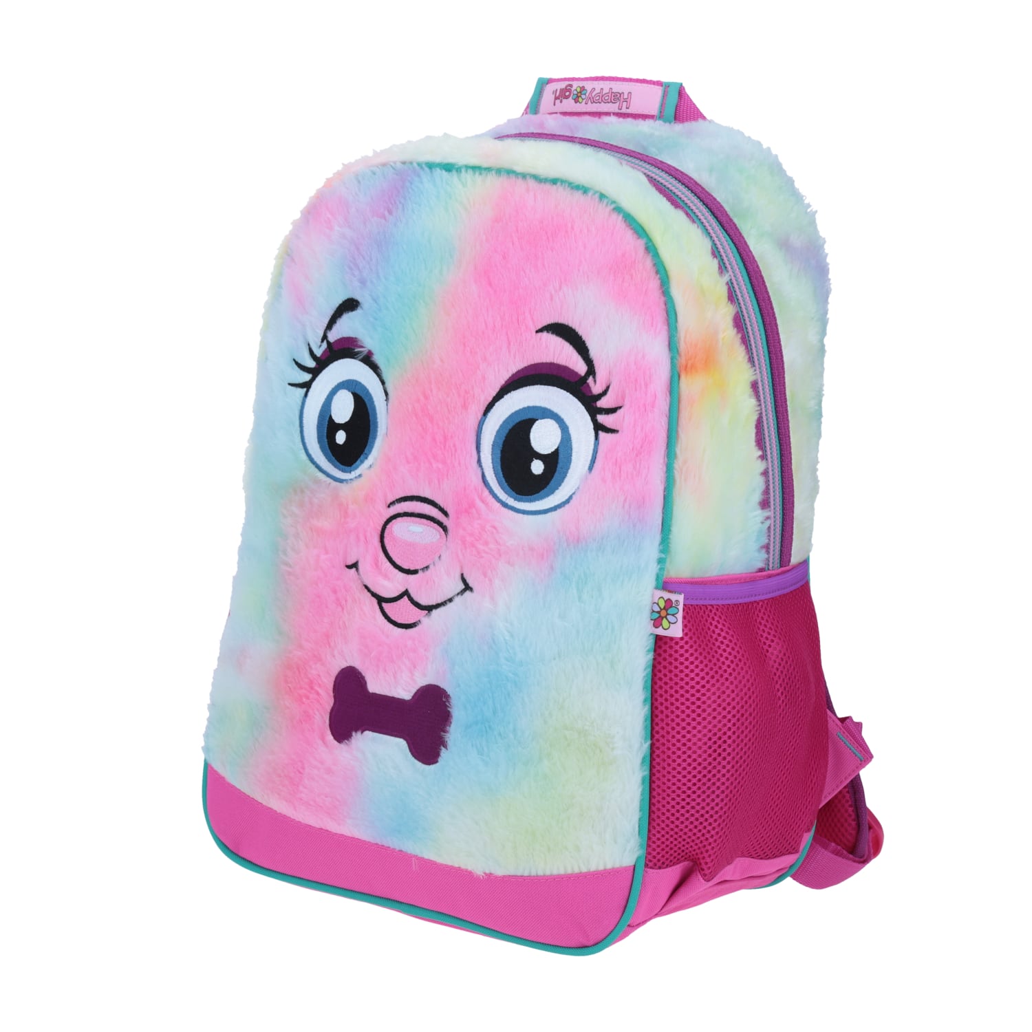 Mochila escolar para niña Happy Girl by Chenson Rosa con porta Tablet 2