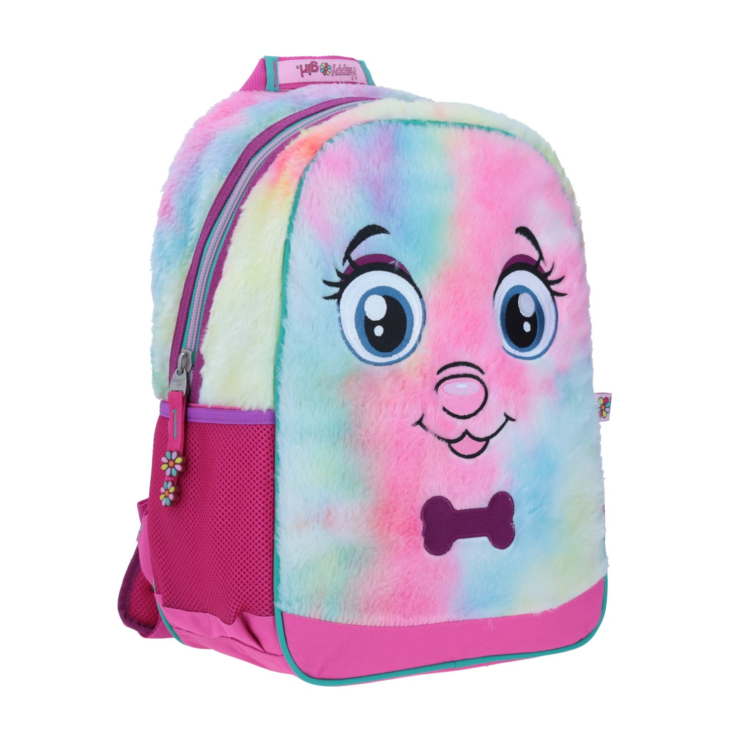 Mochila escolar para niña Happy Girl by Chenson Rosa con porta Tablet 4