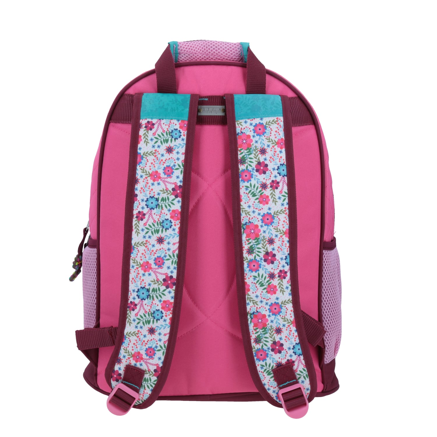 Mochila escolar para niña Happy Girl by Chenson rosa con organizador 3