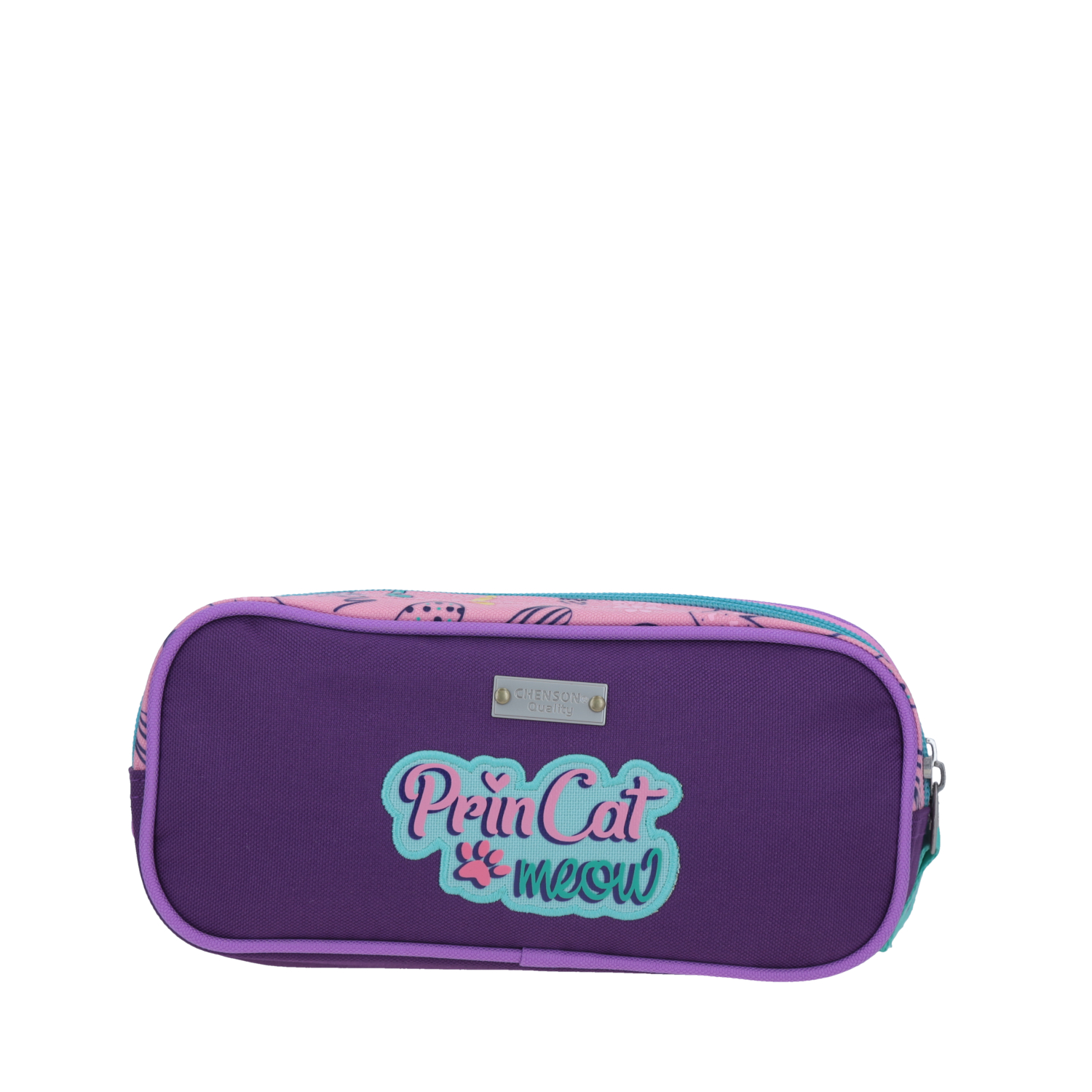 Lapicera Happy Girl Rosa | Estuche Escolar Infantil Doble Compartimento 3