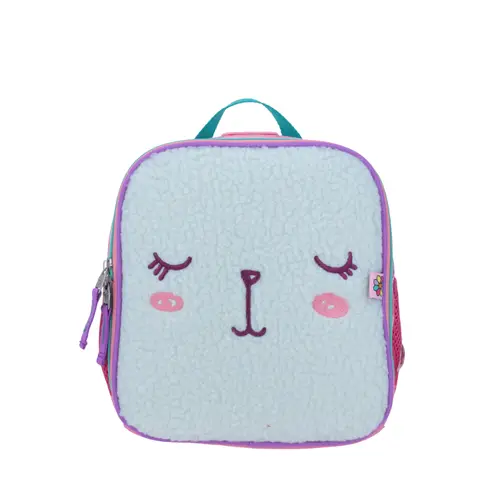 Lonchera kinder térmica Happy Girl gris para niña - Durabilidad y diversión