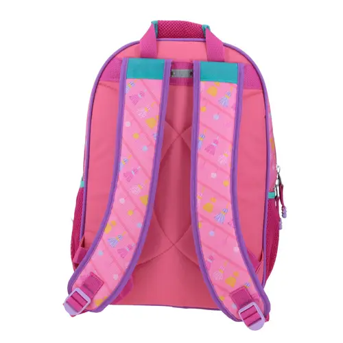 Mochila escolar para niña Happy Girl by Chenson rosa con porta tablet 3
