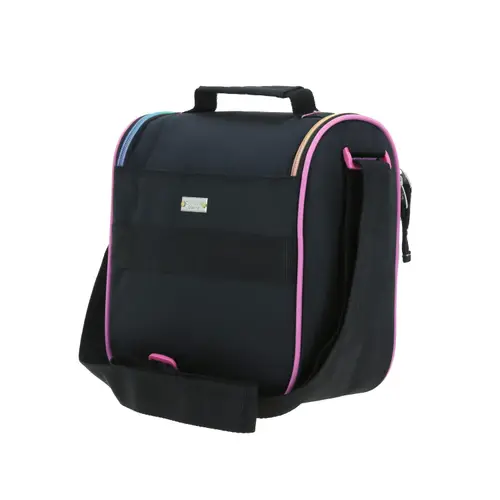 Lonchera escolar térmica Happy Girl by Chenson negra para niña - Modelo HG65958 5
