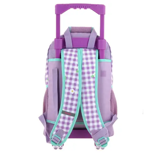 Mochila con Ruedas Happy Girl Violeta para Niña - Diversión y Seguridad - vista 2