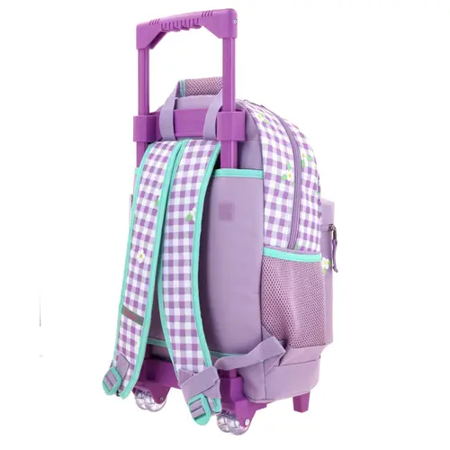 Mochila con Ruedas Happy Girl Violeta para Niña - Diversión y Seguridad 5