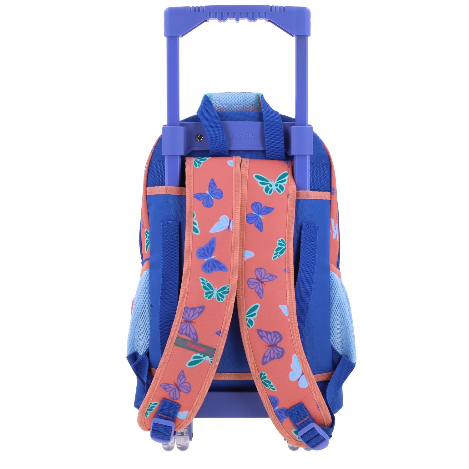 Mochila con Ruedas Happy Girl Azul para Niña - Diversión y Durabilidad 4