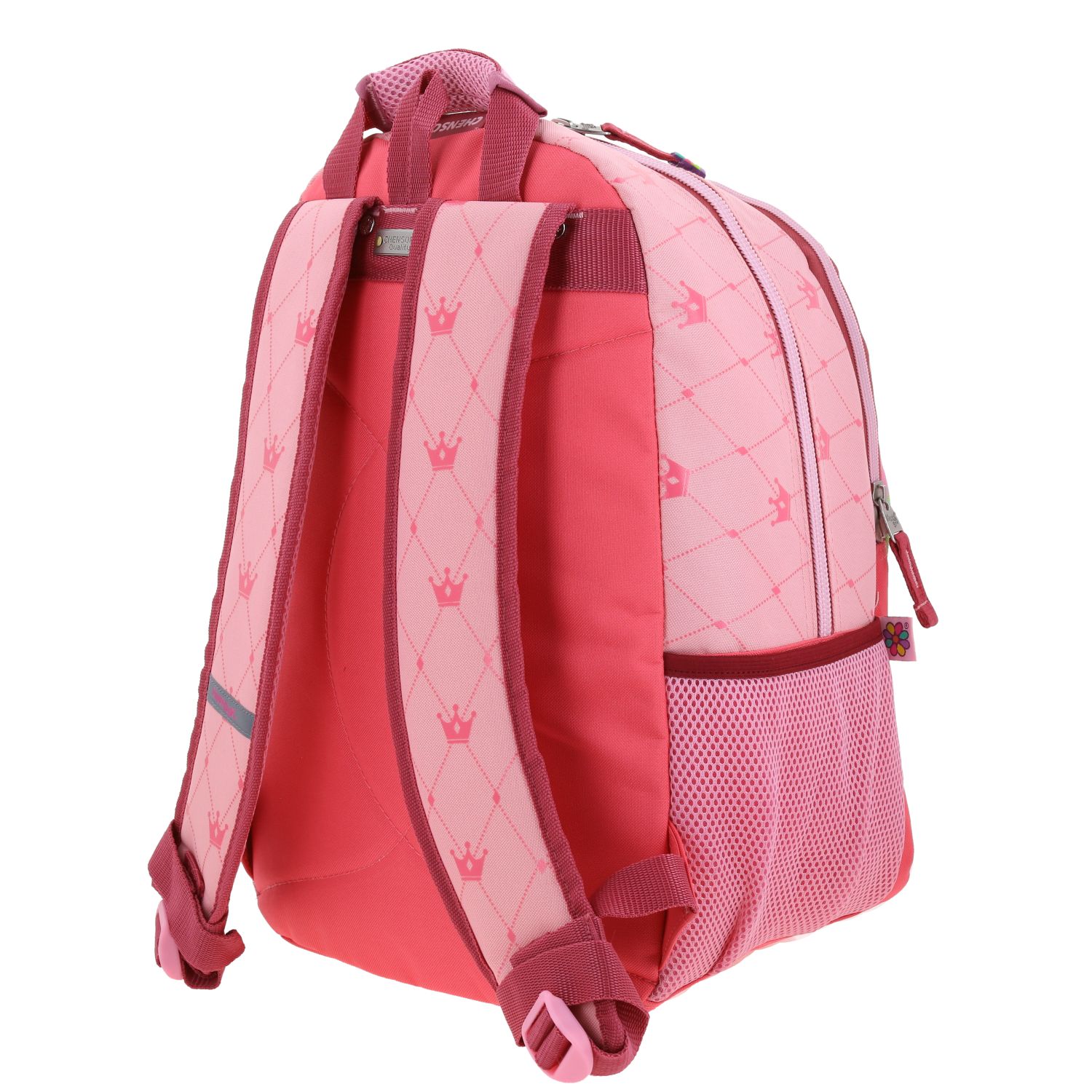 Mochila escolar para niña Happy Girl by Chenson rosa con amplio espacio 5