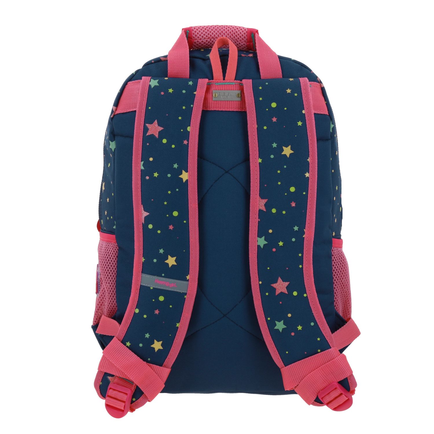 Mochila escolar para niña Happy Girl by Chenson azul con compartimento amplio 4