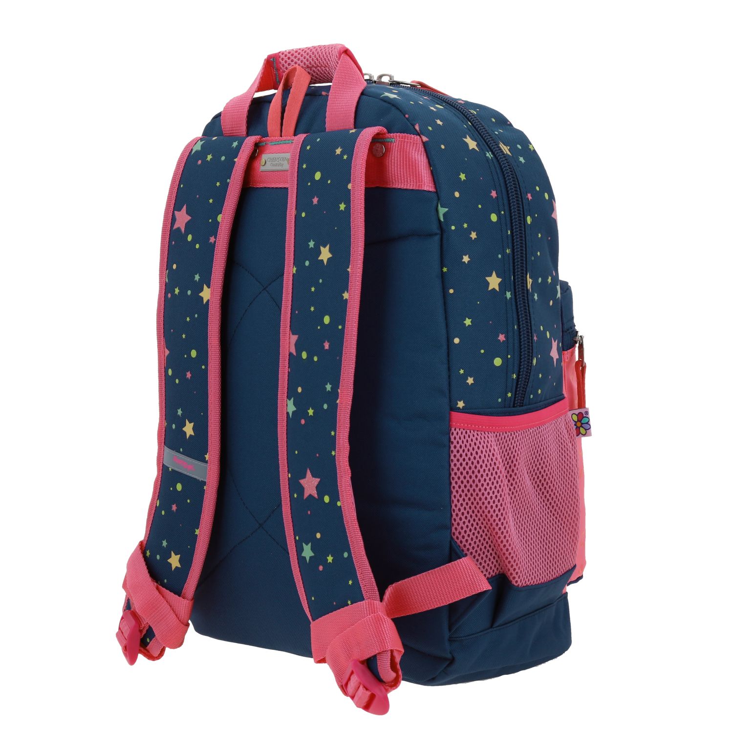 Mochila escolar para niña Happy Girl by Chenson azul con compartimento amplio 5
