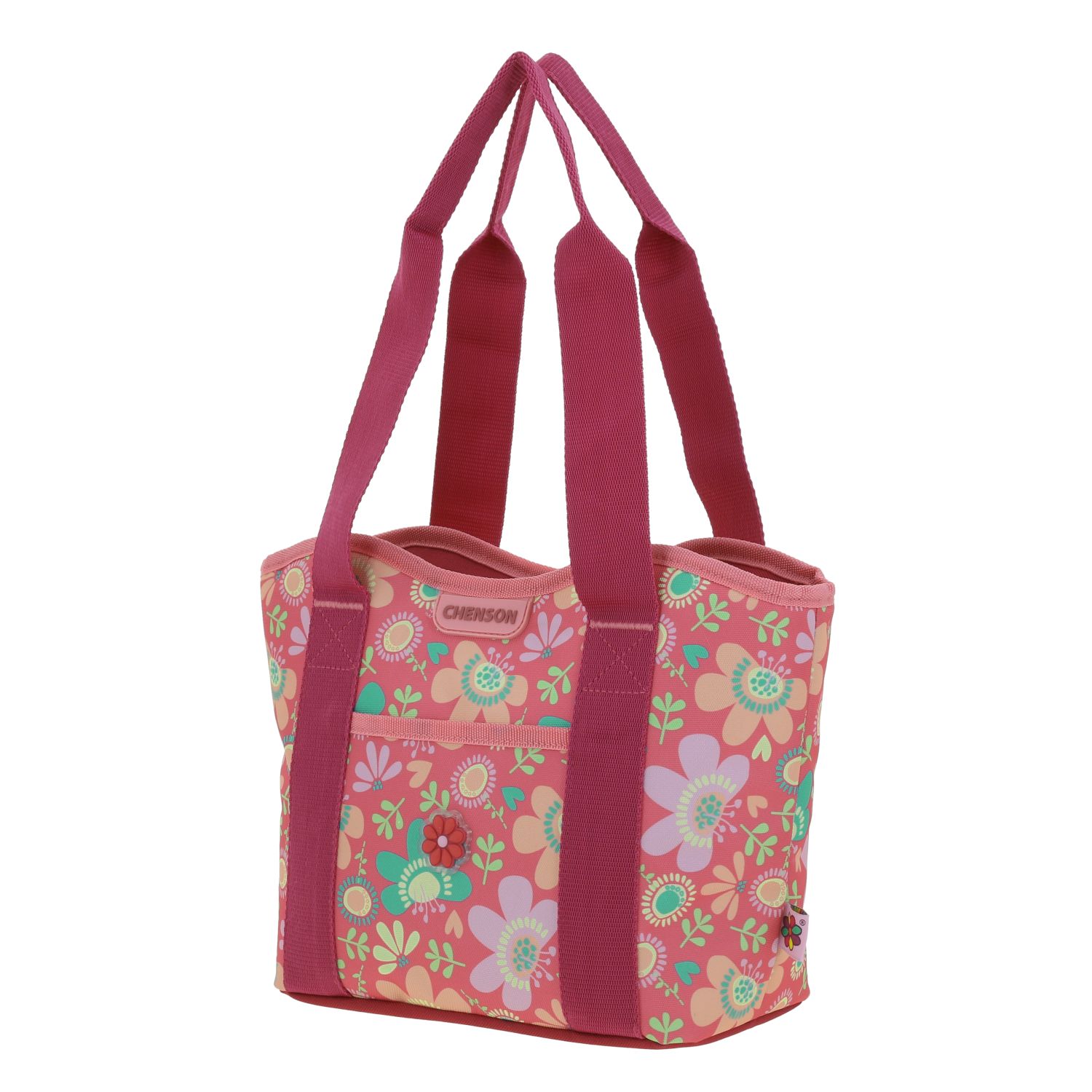 Lonchera escolar Happy Girl by Chenson rosa térmica para niña 2