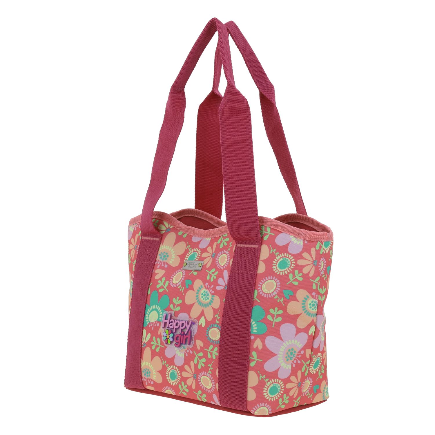 Lonchera escolar Happy Girl by Chenson rosa térmica para niña 5