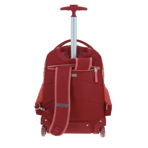 Mochila con Ruedas Happy Girl Rosa para Niña - Divertida y Duradera - vista 2