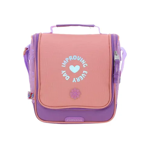 Lonchera escolar térmica Happy Girl Uva - Ideal para secundaria 1