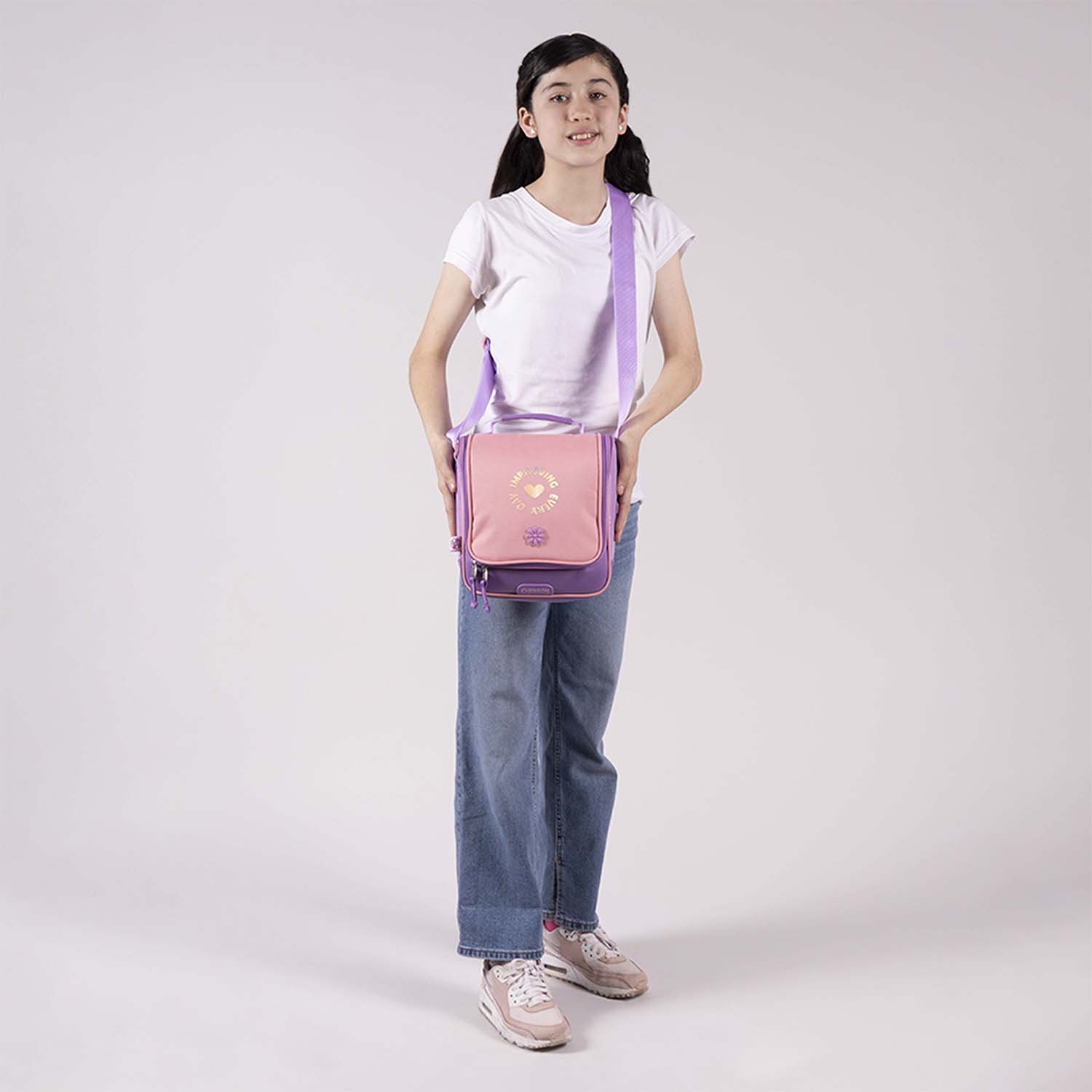 Lonchera escolar térmica Happy Girl Uva - Ideal para secundaria - vista 2
