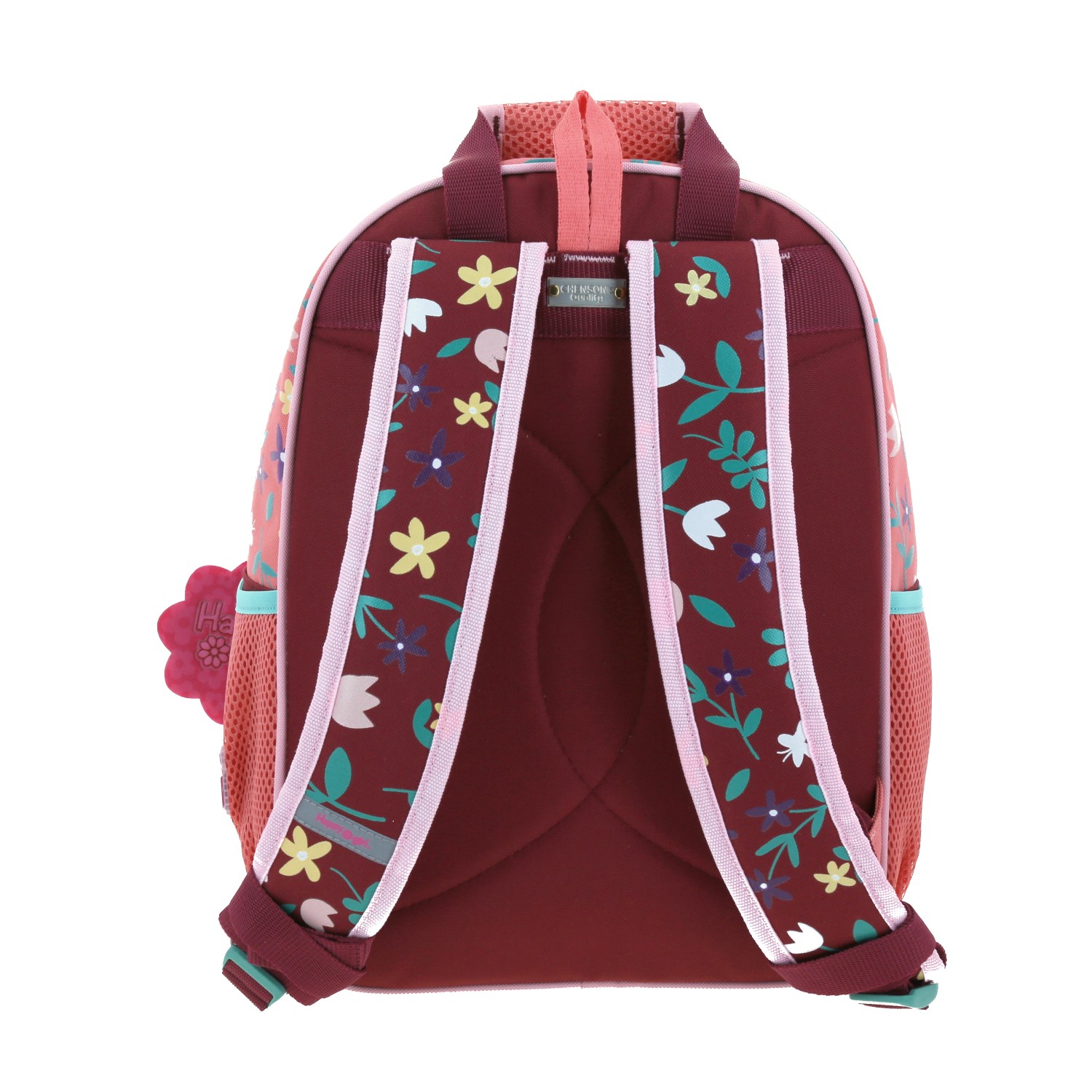 Mochila escolar para niña Happy Girl Rosa con compartimentos amplios 4