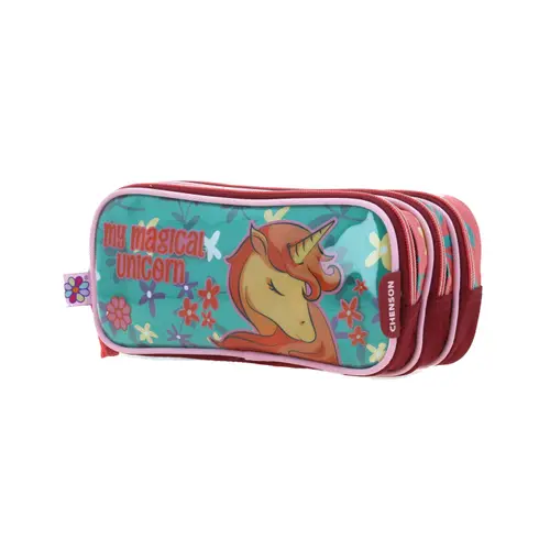 Kit Escolar Happy Girl by Chenson (Mochila + Lapicera) Rosa Infantil - Modelo HG66239 4