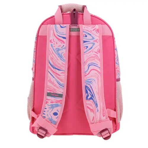 Mochila escolar para niña Happy Girl by Chenson Rosa con compartimento amplio 4
