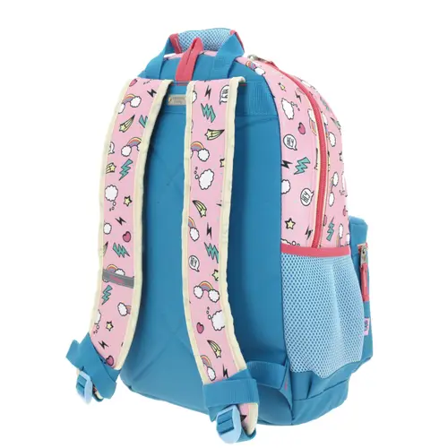 Mochila Escolar Happy Girl Rosa con Porta Tablet 10" | Chenson 5