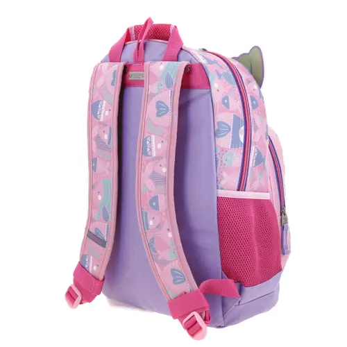 Mochila escolar para niña Happy Girl by Chenson Iridiscente - Diversión y Durabilidad 5