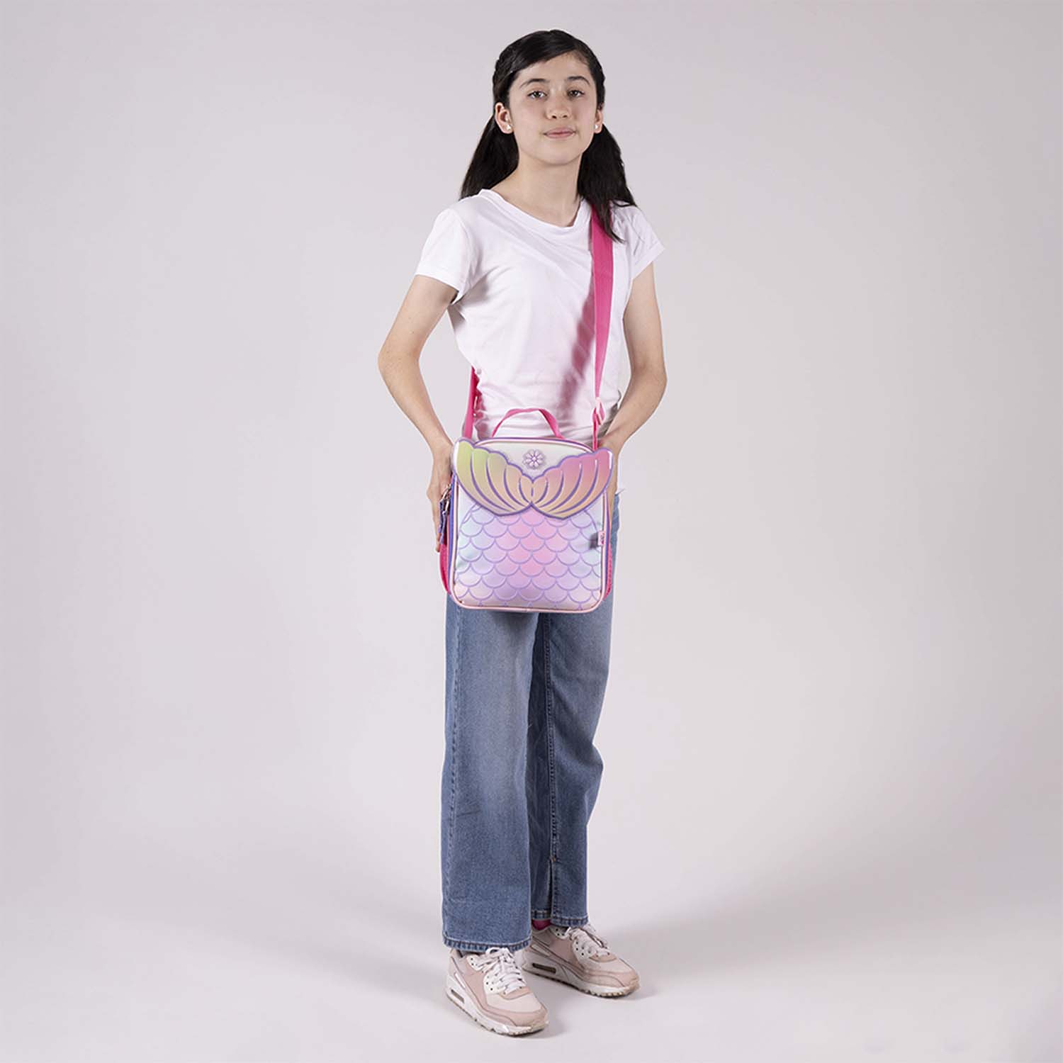 Lonchera escolar térmica Happy Girl Iridiscente para niña - Durabilidad y diversión - vista 2