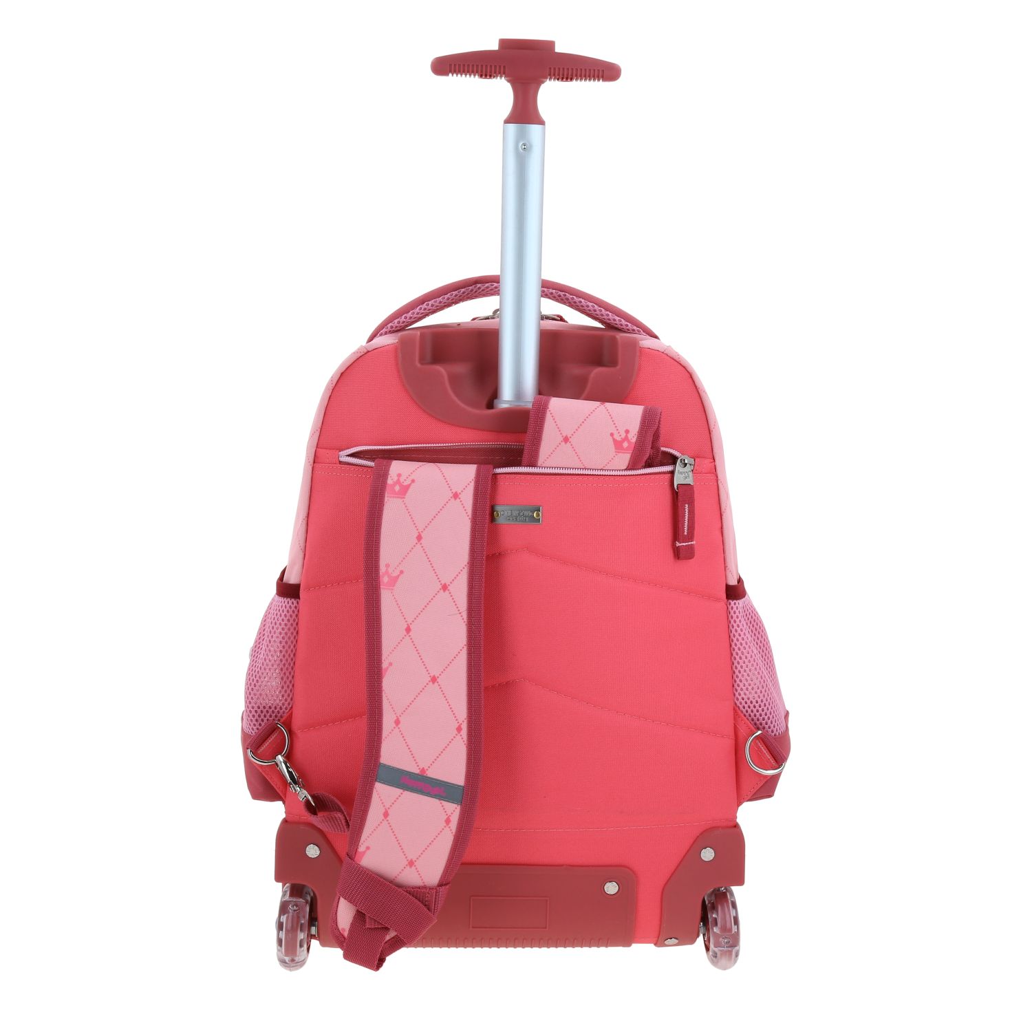 Mochila con Ruedas Happy Girl Rosa para Niña - Diversión y Durabilidad 4