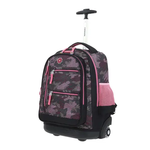 Mochila con Ruedas Happy Girl Negra para Niña - Diversión y Durabilidad - vista 2