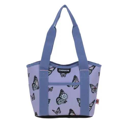 Kit Escolar Happy Girl by Chenson Mochila + Lonchera Violeta 3