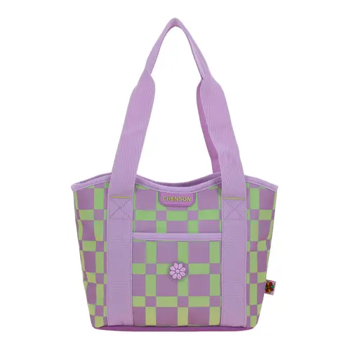 Kit Escolar Happy Girl by Chenson (Mochila con Ruedas + Lonchera + Lapicera) Uva Infantil - Modelo HG66519 3