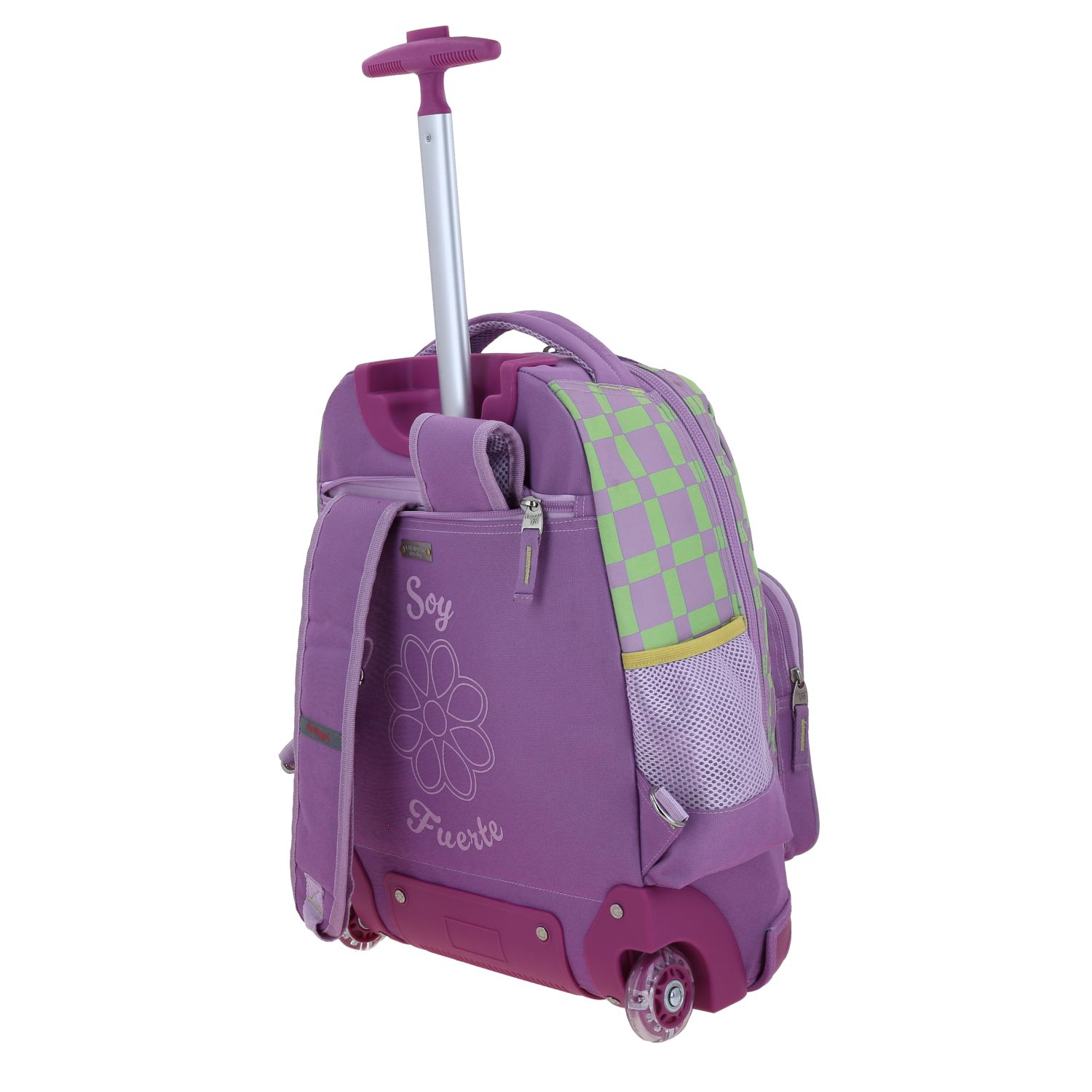 Mochila con Ruedas Happy Girl Uva para Niña - Diversión y Seguridad 5