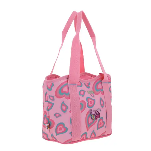 Lonchera escolar Happy Girl by Chenson Rosa con amplia capacidad 3