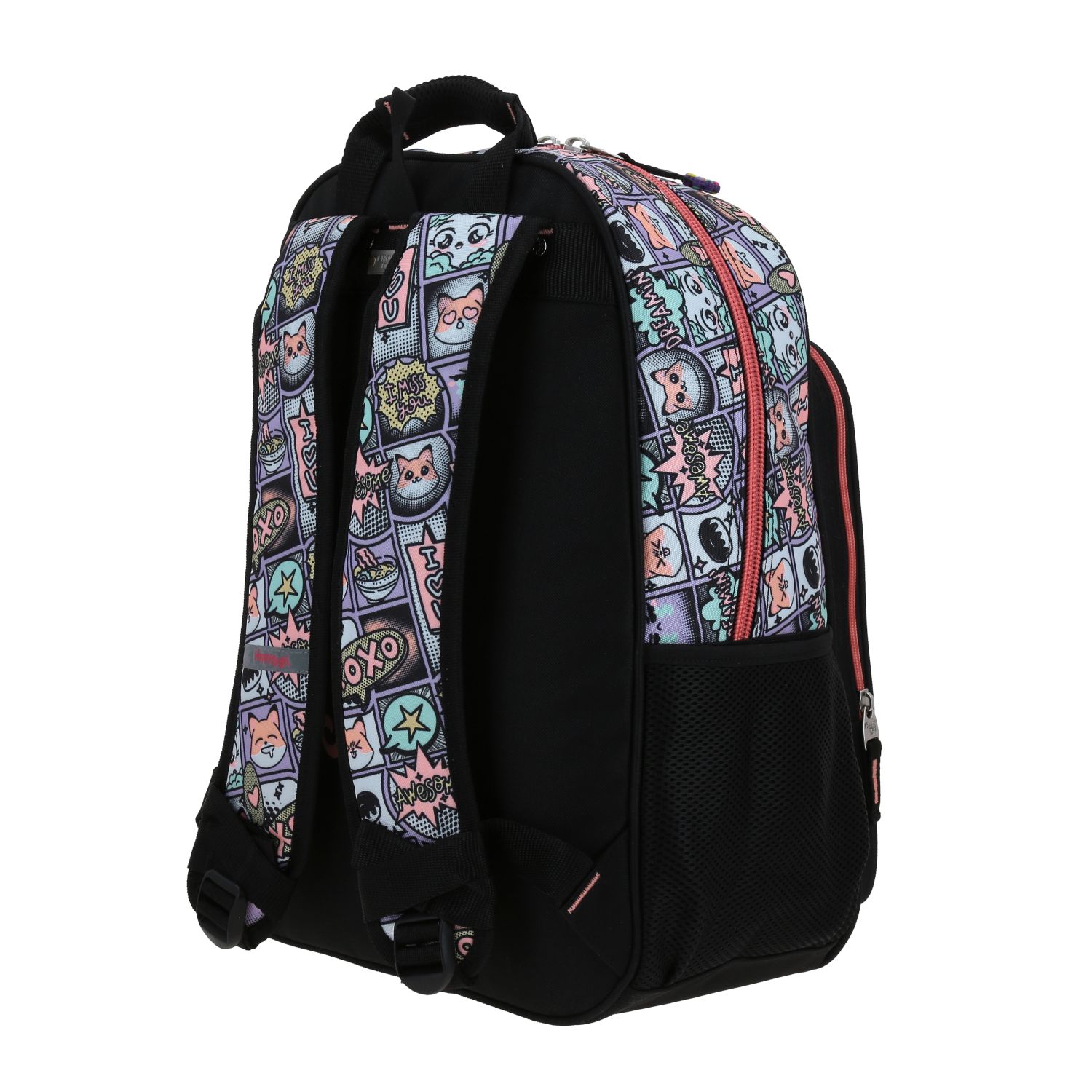 Mochila escolar para niña Happy Girl by Chenson color uva - Duradera y divertida 5