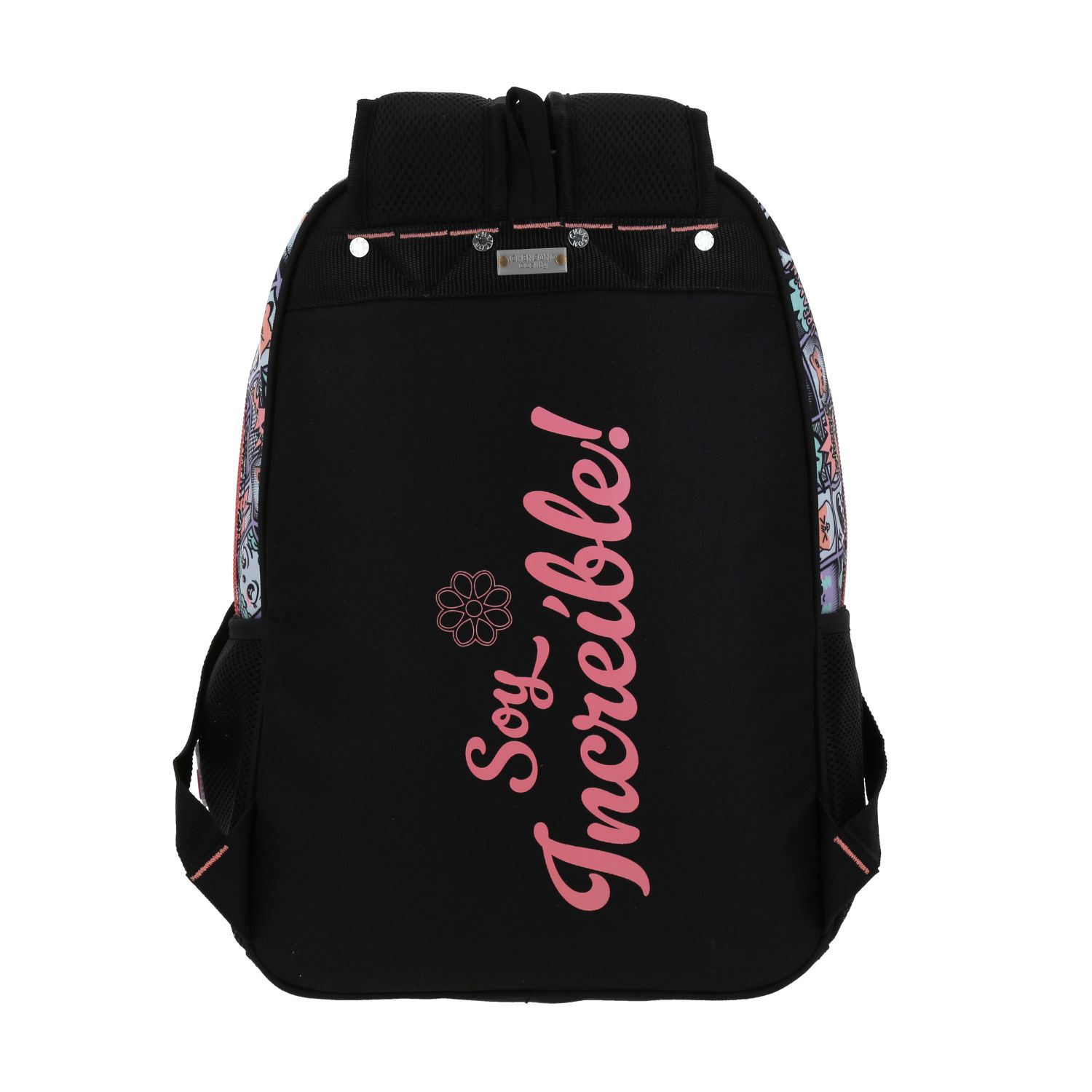 Mochila escolar para niña Happy Girl by Chenson color uva - Duradera y divertida - vista 2
