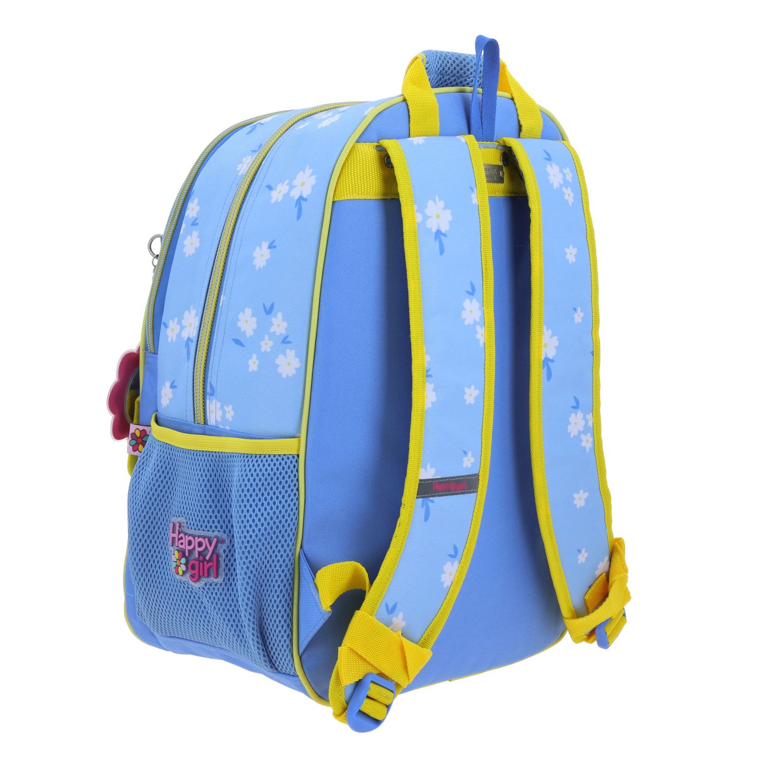 Mochila escolar para niña Happy Girl by Chenson azul con amplio compartimento 3