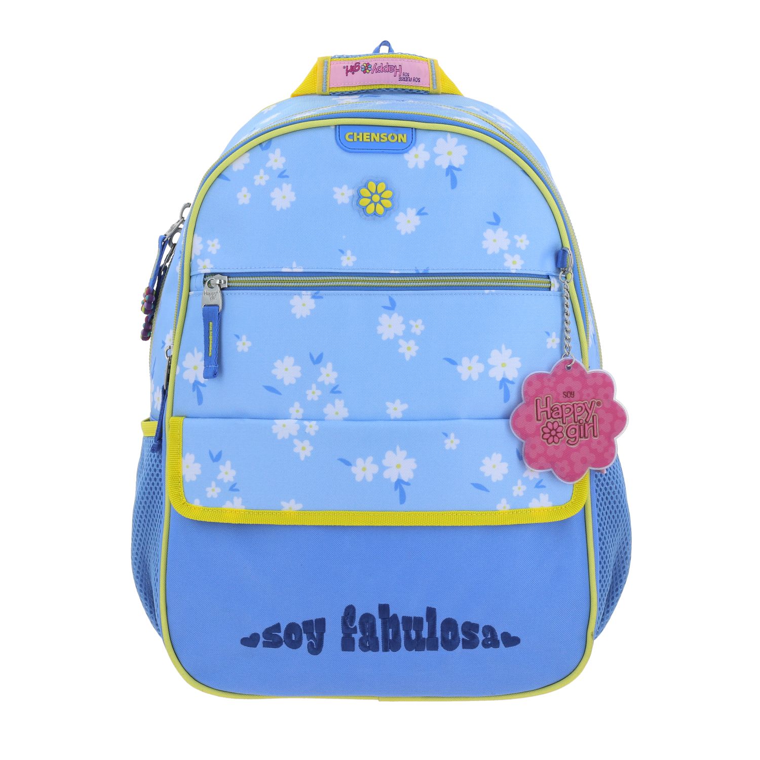 Kit Escolar Happy Girl by Chenson (Mochila + Mochila + Mochila) Rosa Infantil 2
