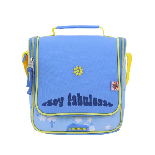 Kit Escolar Happy Girl by Chenson (Lonchera + Lapicera) Azul Infantil 1