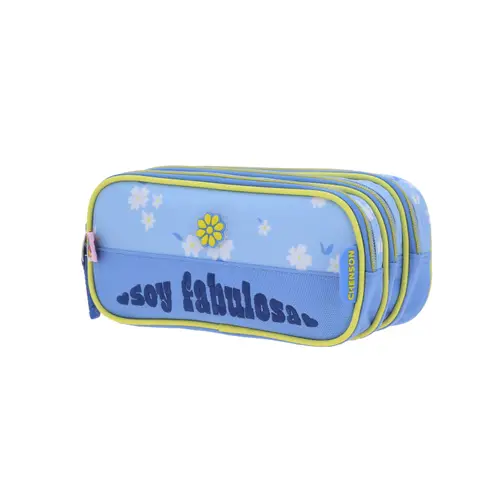 Kit Escolar Happy Girl by Chenson (Lonchera + Lapicera) Azul Infantil 4