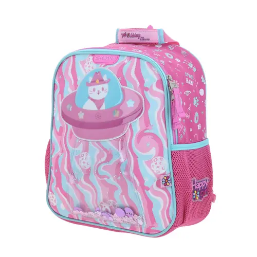 Kit Escolar Happy Girl by Chenson Mochila + Lonchera Rosa Infantil - Modelo HG70160 3