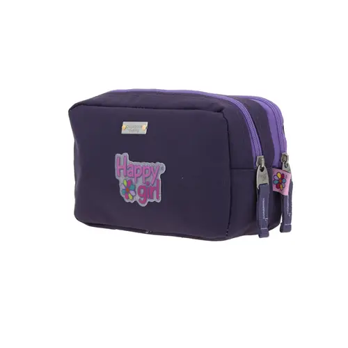 Lapicera escolar para niña Happy Girl Uva con doble compartimento - Modelo HG70168 5