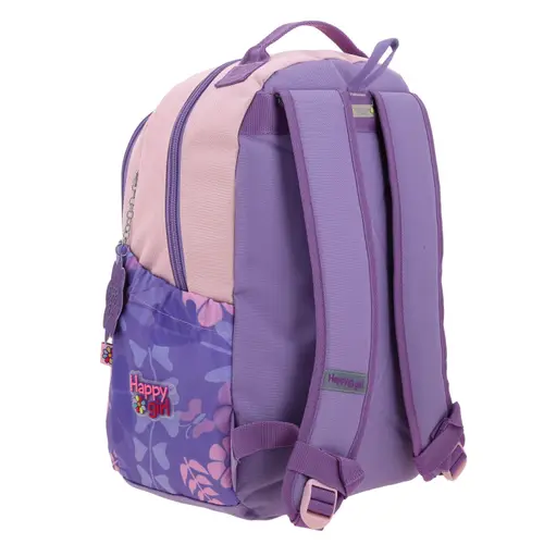 Mochila escolar para niña Happy Girl by Chenson color uva con compartimentos 3