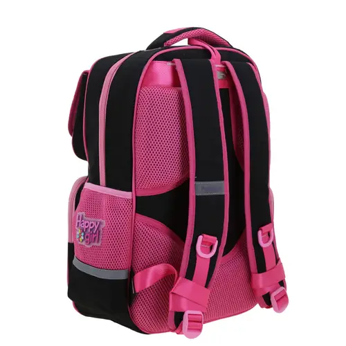 Mochila escolar para niña Happy Girl by Chenson negra con durabilidad y estilo 3