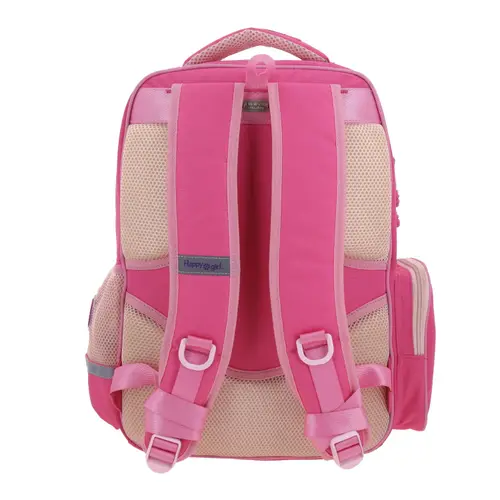 Mochila escolar para niña Happy Girl by Chenson color rosa, divertida y segura 4
