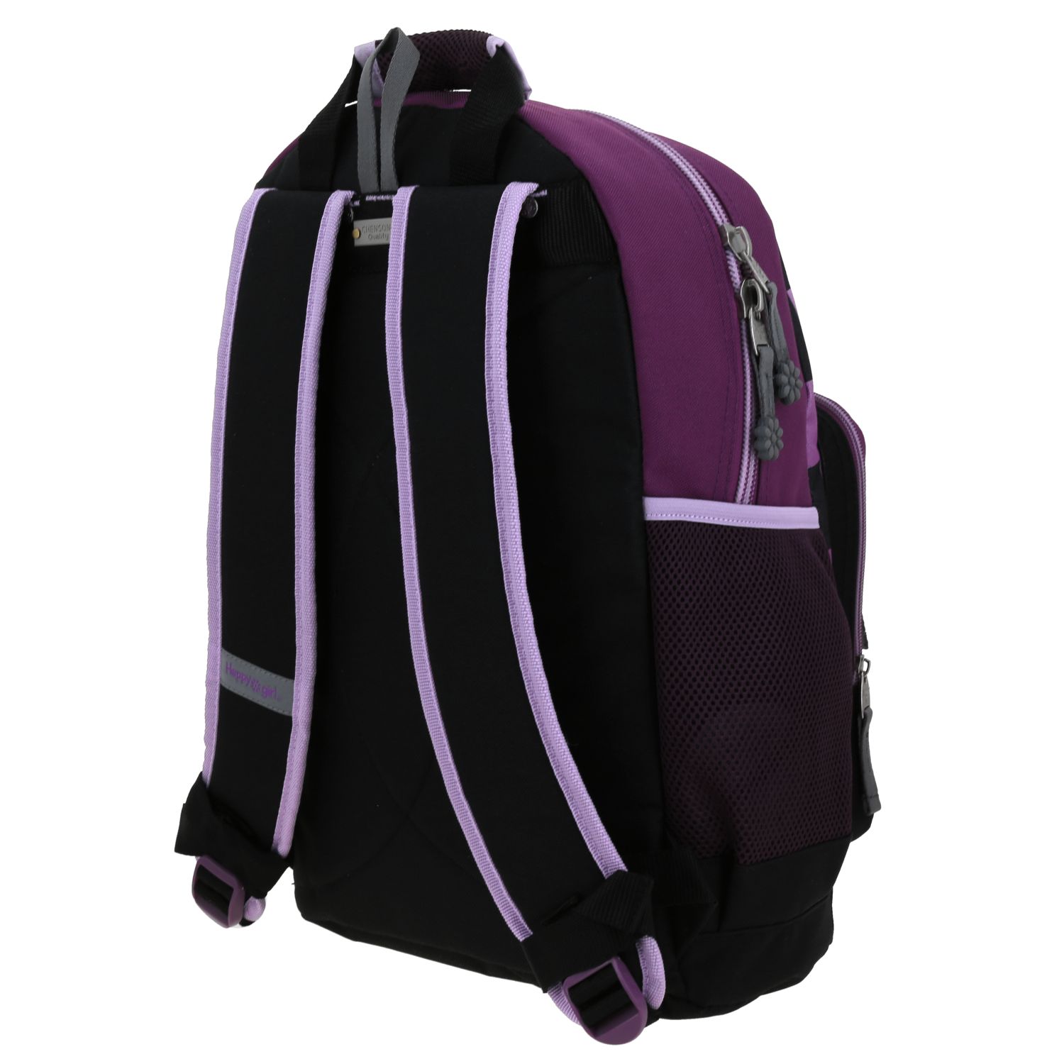 Mochila escolar para niña Happy Girl by Chenson color negro duradera 5