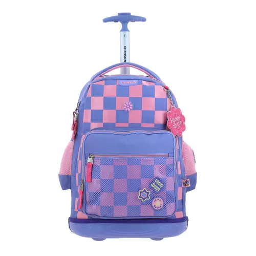 Mochila con Ruedas Happy Girl Uva para Niña - Diversión y Durabilidad