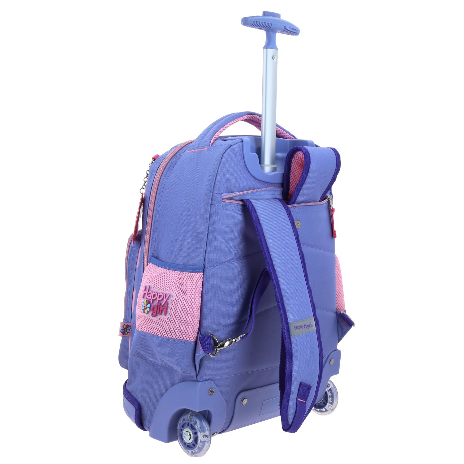 Mochila con Ruedas Happy Girl Uva para Niña - Diversión y Durabilidad 3