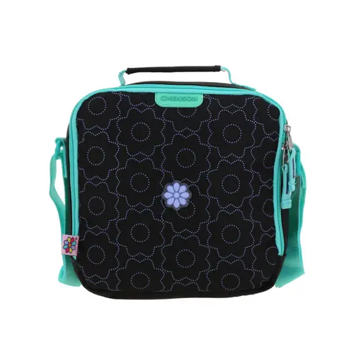 Kit Escolar Happy Girl by Chenson (Lonchera + Lapicera) Negro Infantil - Modelo HG70243 1