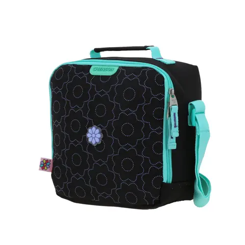 Kit Escolar Happy Girl by Chenson (Lonchera + Lapicera) Negro Infantil - Modelo HG70243 2